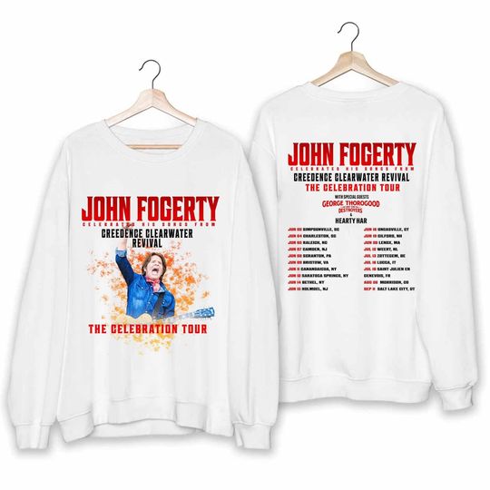 John Fogerty The Celebration Tour 2024 Shirt, John Fogerty Fan Shirt, John Fogerty 2024 Concert Shirt