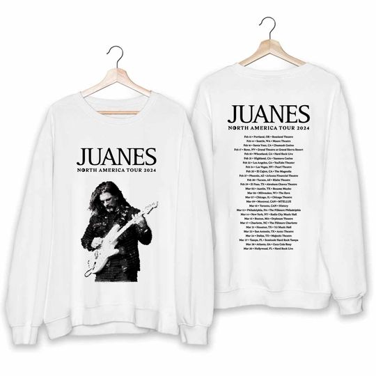 Juanes North American 2024 Tour Shirt, Juanes Fan Shirt, Juanes 2024 Concert Shirt