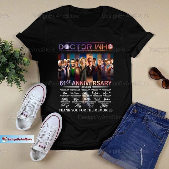 Doctor Who Shirt, Doctor Who 61St Memories Shirt, Anniversary Shirt