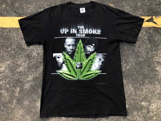 VTG Dr. Dre Snoop Dogg Ice Cube Eminem Warren G Up In Smoke Tour Shirt