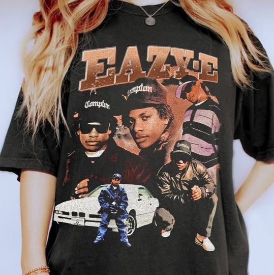 Vintage Eazy E T-Shirt, Rap Tee hop RnB Shirt, Eazy E Merch Shirt