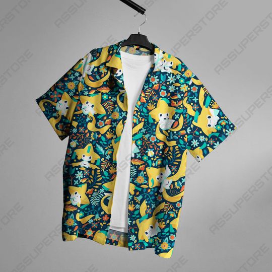 Jirachi Love You Hawaiian Shirt Jirachi Button Up Shirt Gift