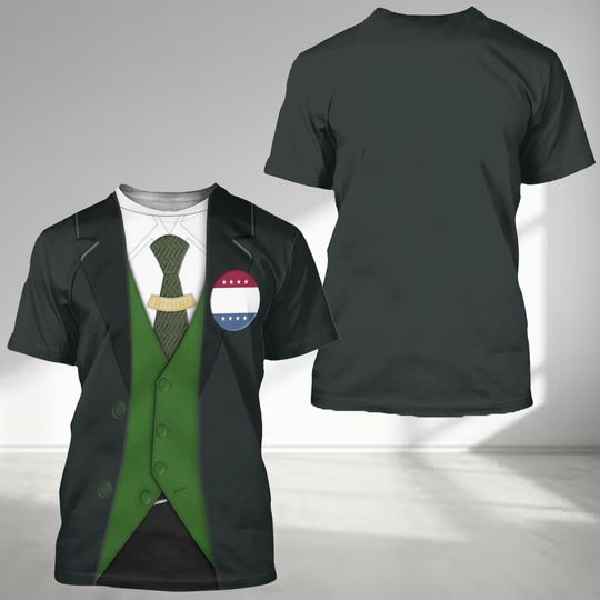 Mischief TV Series Costume, Mischief Green Suit 3D Tshirt