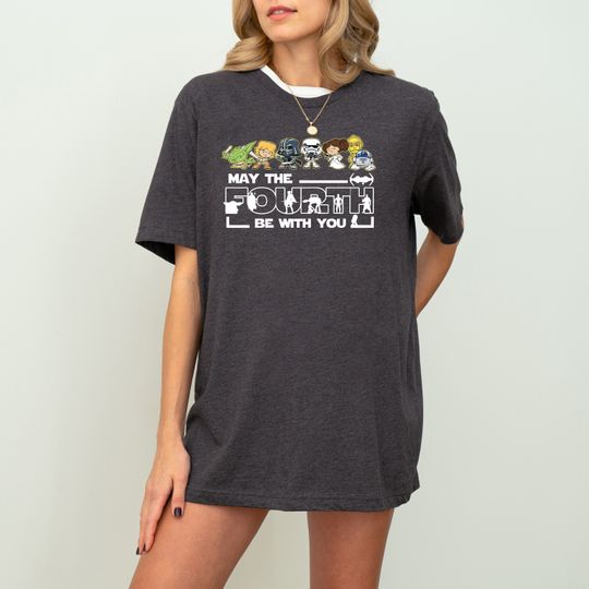 Vintage May The 4th Be With You Shirt, Star Wars Baby Yoda T-Shirt, Disney Star Wars Shirt