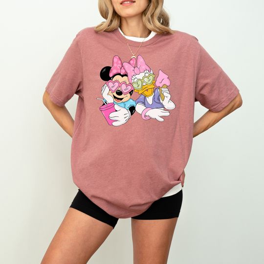 Minnie and Daisy Shirt, Disney Girl T-Shirt, Minnie Mouse and Daisy Matching Shirt , Disney Birthday Tee, Girl Minnie Shirt