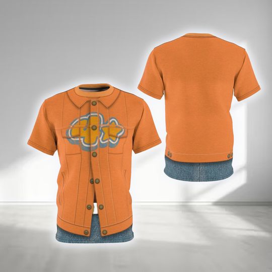 Boy Band Orange Shirt, Turning Town Costume Cosplay 3D T-Shirt