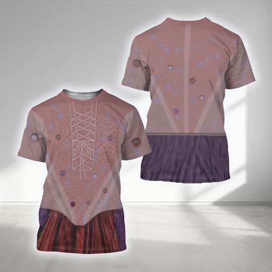 Magic Women's Dress 3D T-Shirt, Witch Costume Cosplay