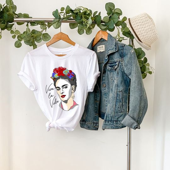 Viva La Vida, Frida Kahlo Shirt, Frida Shirt, Viva La Vida, Gift For Womens, Feminist Shirt
