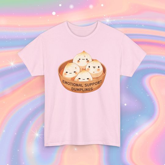 Emotional Support Dumplings Cute Kawaii Dumpling Cup T-shirt, Kawaii T-Shirt, Cute Gift