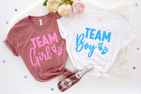Team Boy, Team Girl, Party team, Baby Shower, Birthday Party, New Baby Party