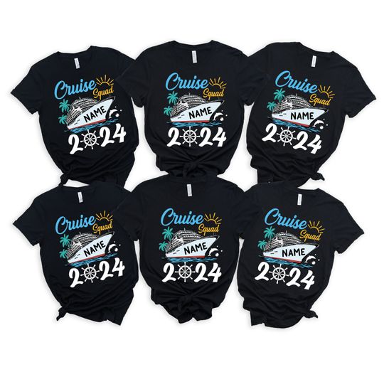 Custom Cruise Squad 2024 Shirt, Cruise Squad Shirt, Custom Cruise Squad Group Shirt for 2024 Season