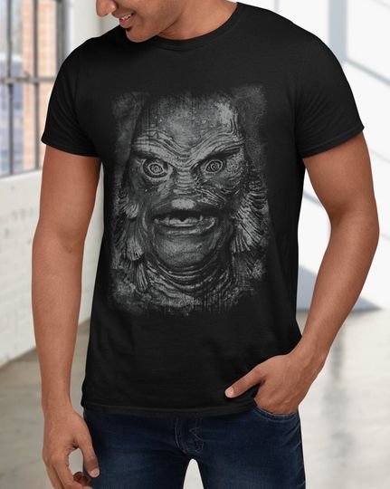 The Creature from The Black Lagoon Shirt Gill Man T Shirt Cool Gill-man T-Shirts