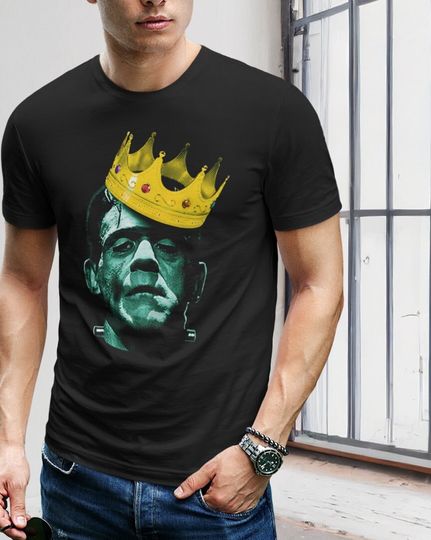 King Frankenstein Shirt Monster Tee Shirts Goth Day Clothing T Shirt