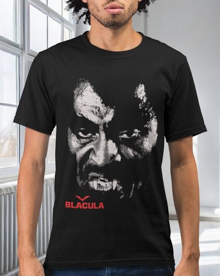 Blacula Tee Classic Horror Shirts Gothic Tshirt