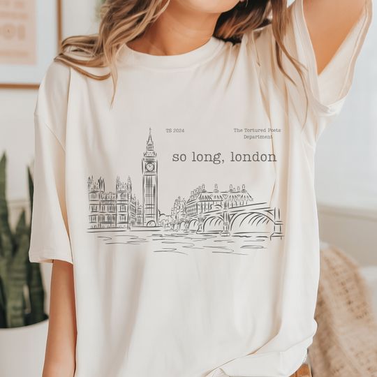 So Long London T-shirt - Taylor TTPD inspired