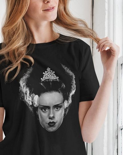 The Bride of Frankenstein Shirt Audrey Style T Shirt