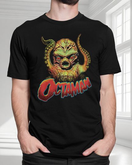 Octaman 1971 Retro Shirt Cult Classic TShirt Horror Monster Tee Octopus Man T-Shirt