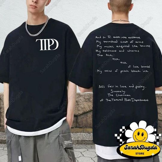 The Tortured Poets Department Shirt, Ttpd Lyric Shirt