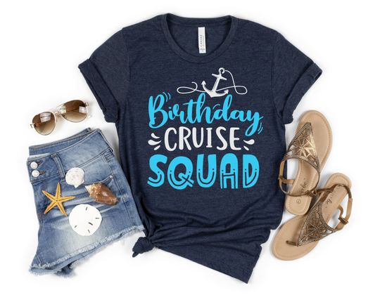 Birthday Cruise Squad Shirt, Birthday Cruise Crew Shirt, Cruise Shirts, Family Cruise Shirts, Group Cruise Shirts, Alaska Cruise Shirts