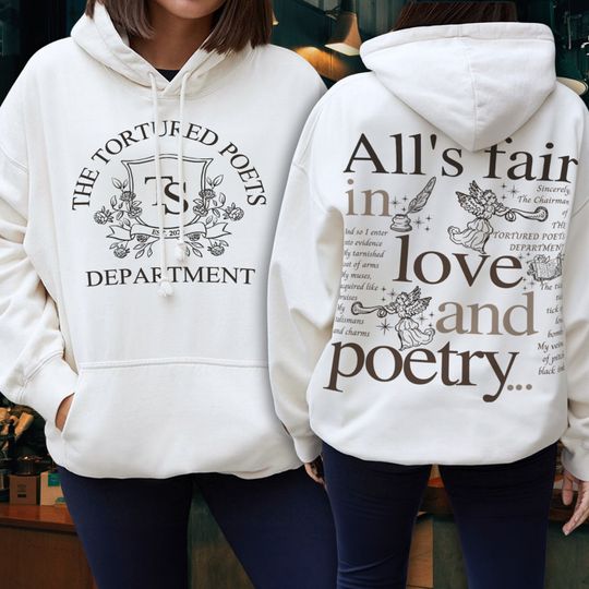 The Tortured Poets Department Taylor Inspired Hoodie