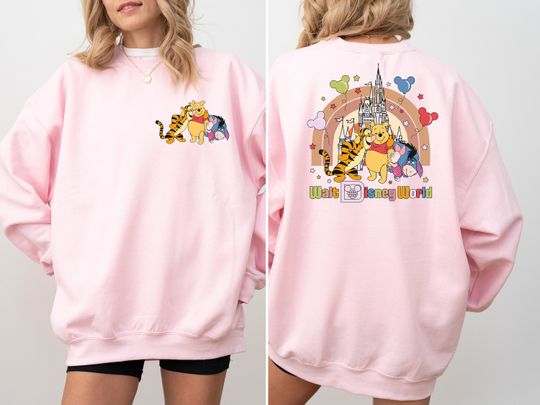 Walt Disney World Winnie The Pooh Shirt, Pooh Bear And Friend Sweatshirt, Winnie The Pooh Shirt