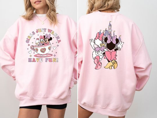 Disney Minnie Daisy Summer Shirt, Girls Just Wanna Have Sun, Disneyworld Sweatshirt, Disney Summer Shirt