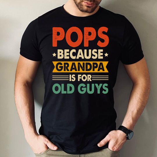 Grandpa Shirt, Pops Shirt, Fathers Day Shirt, Grandpa Gift from Grandkids, Baby Annoncement