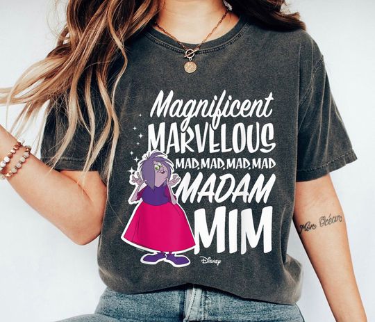 Retro The Sword in the Stone Shirt, Magnificant Marvelous Mad T-shirt, Madam Mim Tee