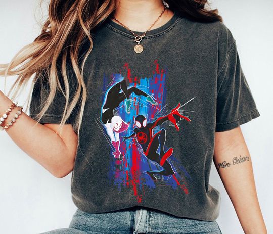 Miles and Gwen Shirt, Spider-Man 2023, Miles Morales Shirt, Across The Spider-Verse Tshirt