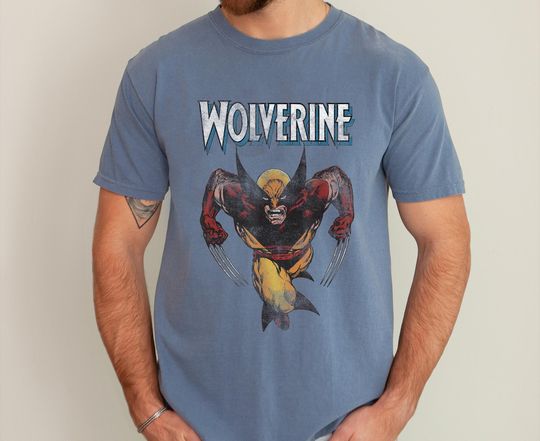 Wolverine Shirt, John Byrne Logan Icon Shirt, Superhero Tee, Family Vacation, Disneyland Trip