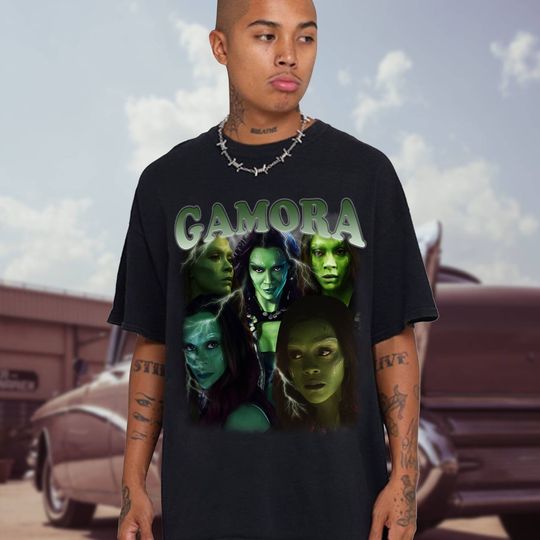 Gamora Shirt Vintage Gamora  Shirt Gamora Bootleg Shirt Gamora Guardians of the Galaxy Shirt Gamora Avengers Shirt