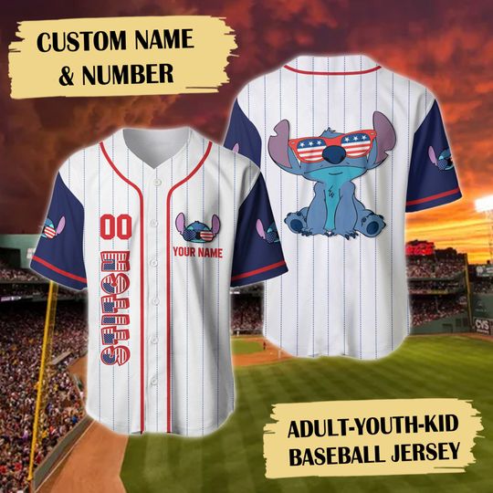 Personalized Happy Independence Day July 4th 3D Baseball Jersey Shirt