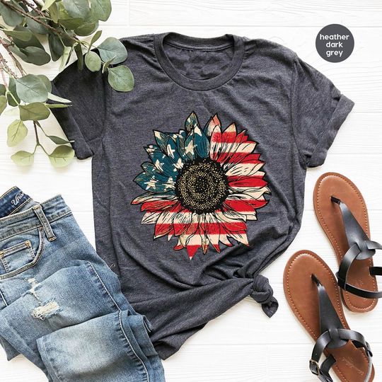 Retro Star USA Graphic Tee, 4th of July Shirt, Independence Day Shirt