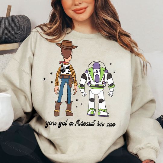 Disney Toy Story Woody Buzz Lightyear Sweatshirt