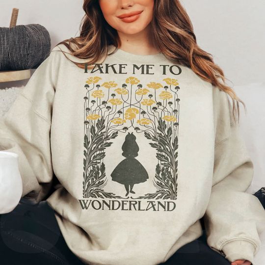 Retro Disney Alice In Wonderland Shirt, Take Me To Wonderland Sweatshirt