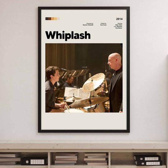 Whiplash Poster | Whiplash Print Movie Poster | Minimalist Poster