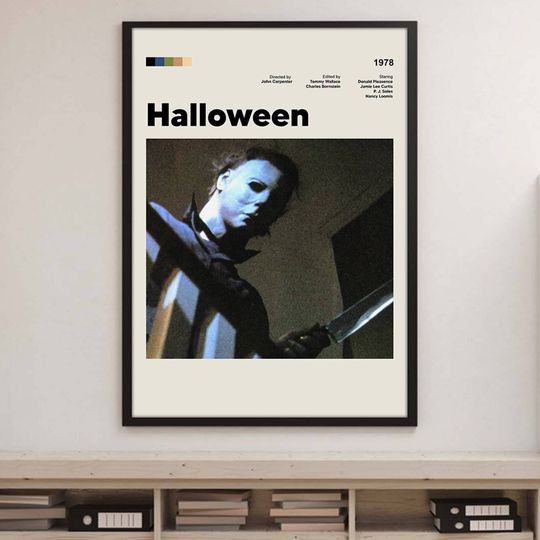 Halloween Ends Movie Minimal Poster | Michael Myers Poster