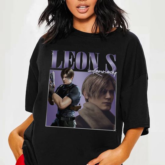 Vintage Leon Kennedy Shirt | Bootleg Leon Kennedy Shirt | Resident Evil 4 Shirt | RE4 Shirt | Video Game Shirt