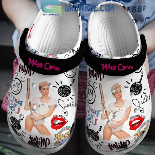 Miley Cyrus I Am Wrecking Ball Clogs Shoes