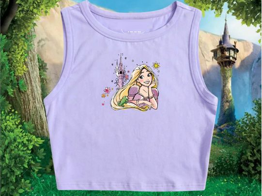 Rapunzel & Pascal Crop Tank | Disney Princess Crop Tank | Disney Tank