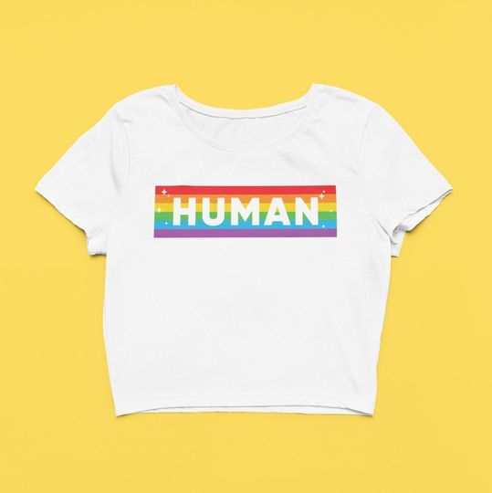 Gay Shirt, Human Rights Shirt, Equality Shirt, LGBTQ Crop Top, Pride Crop Top