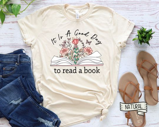 Librarian Shirt, Teacher Shirts, Book Lover Gifts, Wildflower Book Shirt