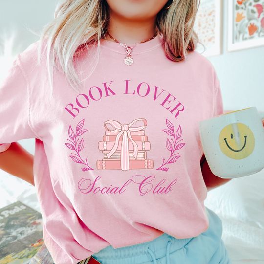 Coquette Book Club Shirt, Book Lover Soociial Clubb Tshirt, Bookish Shirt, Book Lover Gift