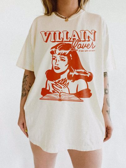 Villain Lover Bookish Shirt, Book Lover Shirt, Dark Romance Enemies To Lover