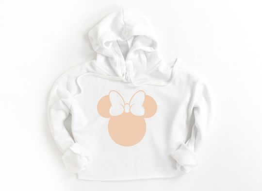 Disney Cropped Hoodie | Minnie Mouse Cropped Hoodie