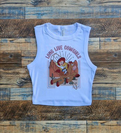 Cowgirl Toy Story Baby Tee, Cute Country Crop Tank, Buzz Lightyear Crop Top, Retro Lasso womens, Country girl