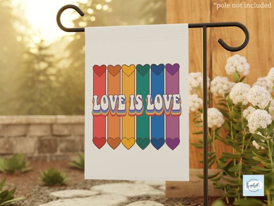 Love Is Love Flag Pride Month Flag, LGBTQ Flag, Gay Pride Flag