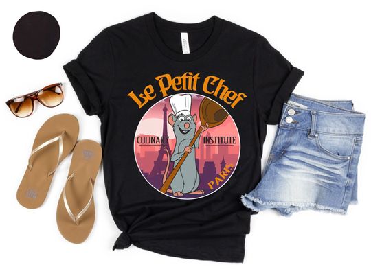 Vintage Remy Mouse Le Petit Chef Shirt, Funny Disney Ratatouille T-shirt