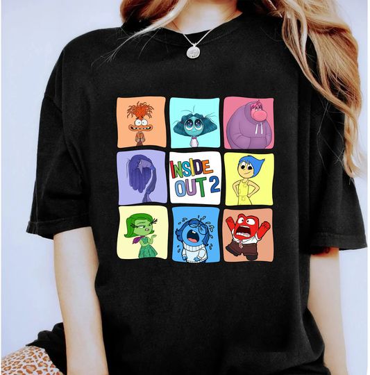 Disney and Pixars Inside Out 2 Emotions Characters Shirt