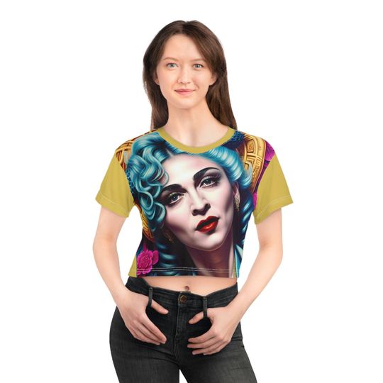 80s Pop Idol T-shirt Cute Crop Tops | Cropped Graphic Tee